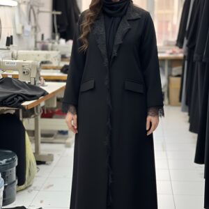 blazzer front open abaya