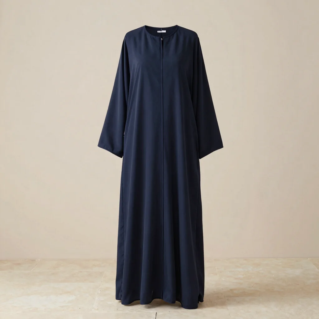 Midnight Pleat Abaya